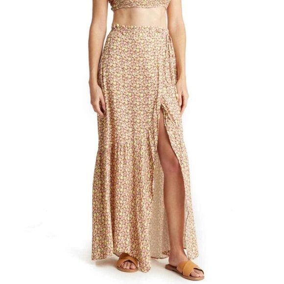 NWT Maaji Floral Full Wrap Skirt - Picture 1 of 12